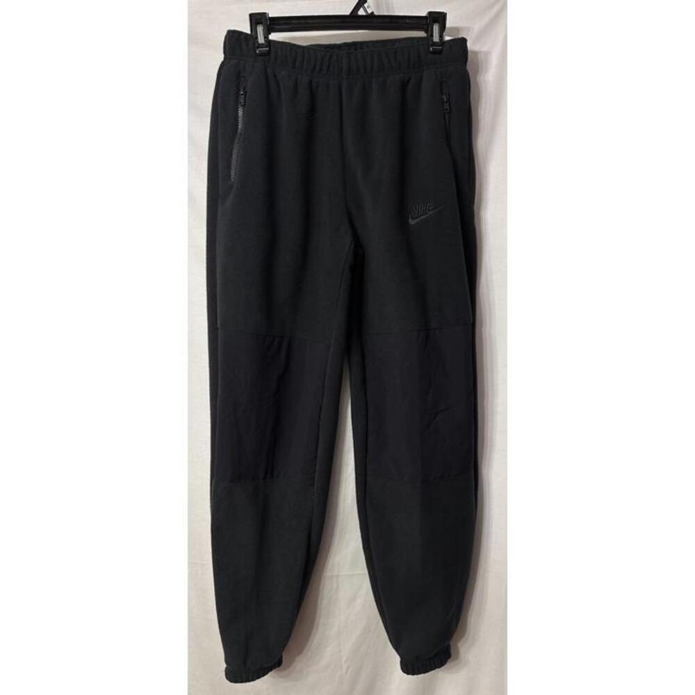 NWT Nike‎ Mens Black Standard Fit Taper Leg Regular Length Sweatpants Size Small